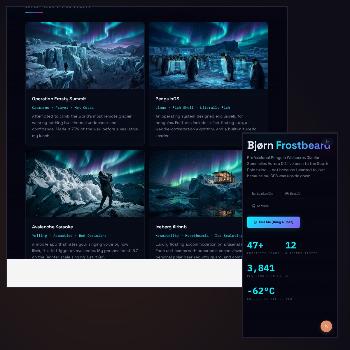Aurora theme preview